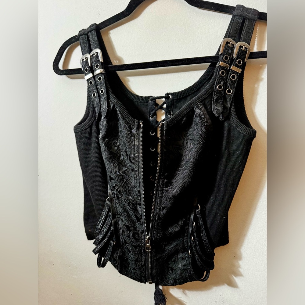 Punk Rave Corset - Picture 3 of 6